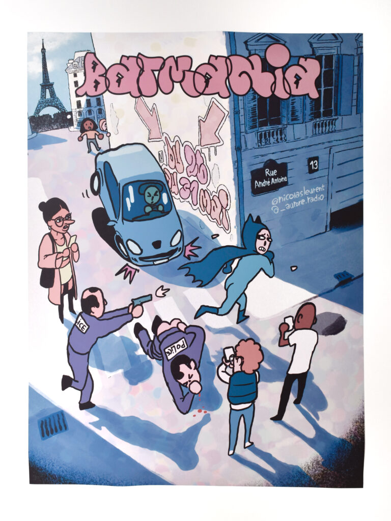 Batmania, Nicolas Leurent, Exposition de Lorann Soundorom. ©Leonie Charon