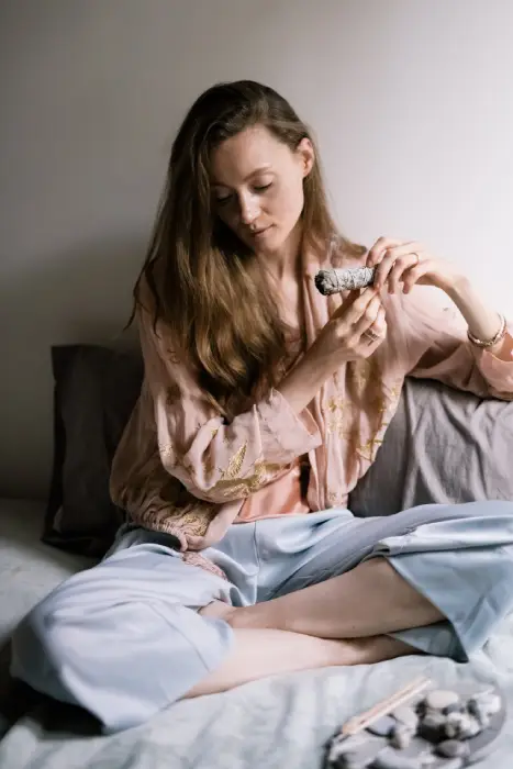 Photo femme qui brule - endométriose