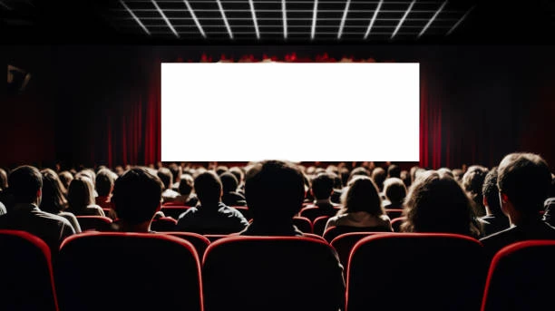 Photo d'une projection au cinéma