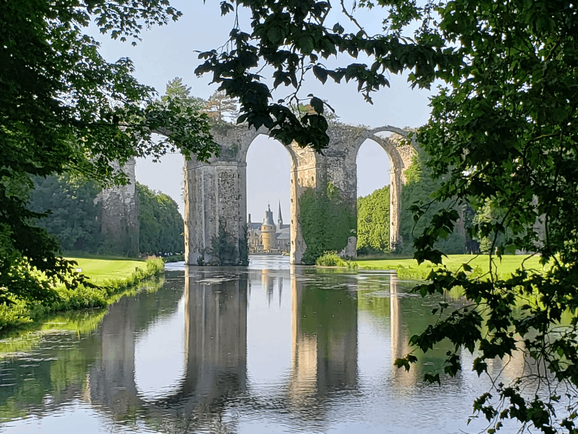 château maintenon acqueduc visite bebe eure-et-loir