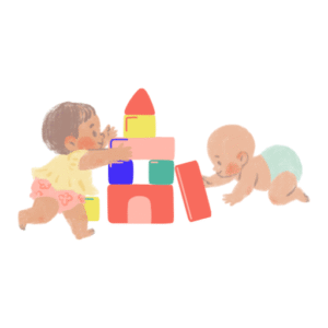 logo tout-petits et bébés jeux château Maintenon